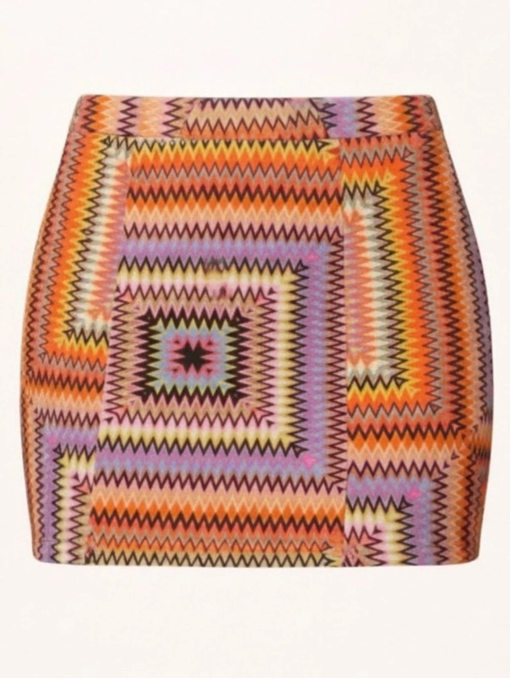 Urban Outfitters Paradise Printed Notched Mini Skirt - Picture 2 of 4